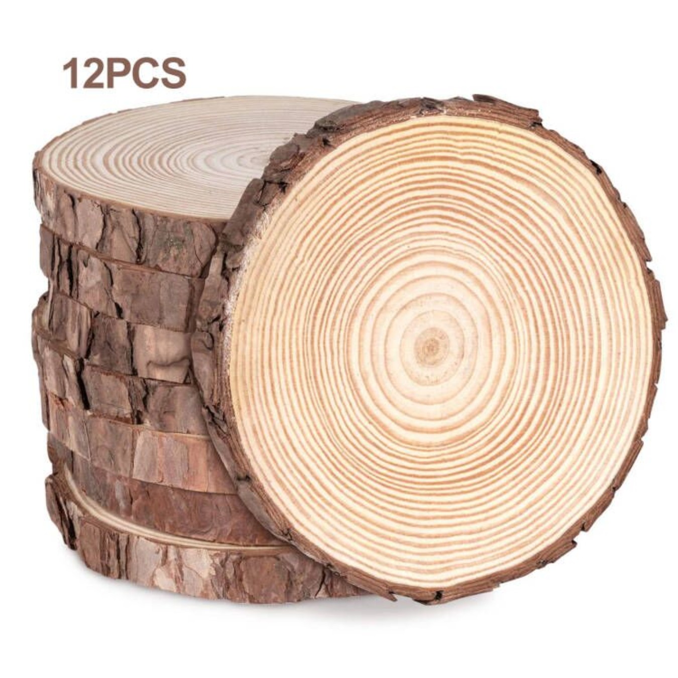 Oud Wood Chip - 12 Stuks Hout Plakjes Dikker Grenen