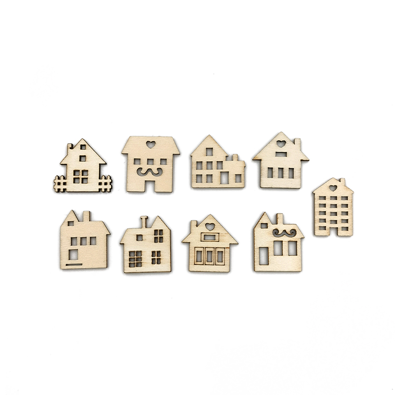 50 stuks ongeverfde houtplakke - Oud Wood Chip recensie en prijs