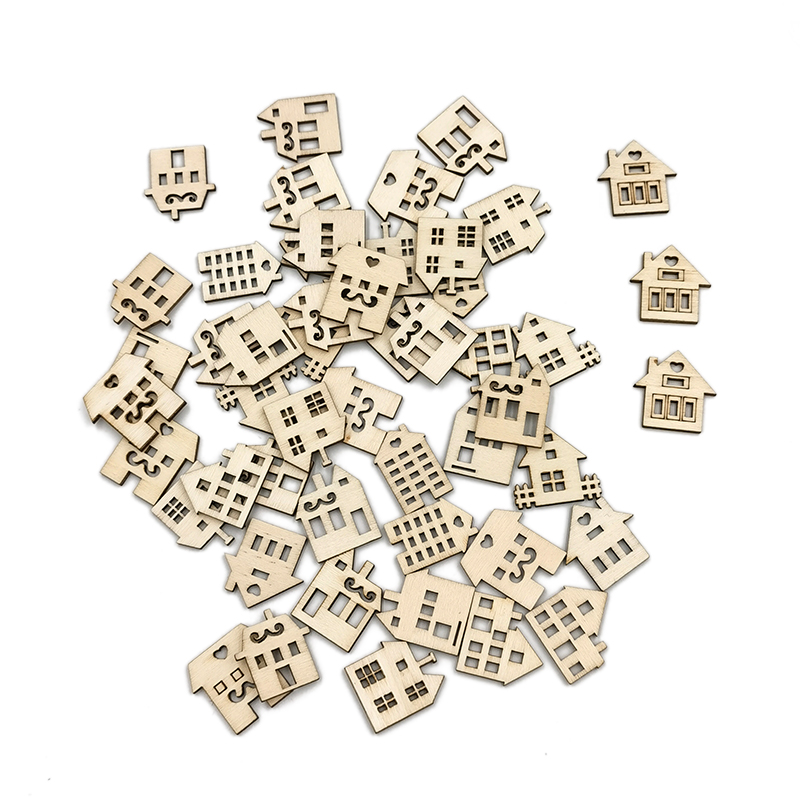 50 stuks ongeverfde houtplakke - Oud Wood Chip recensie en prijs